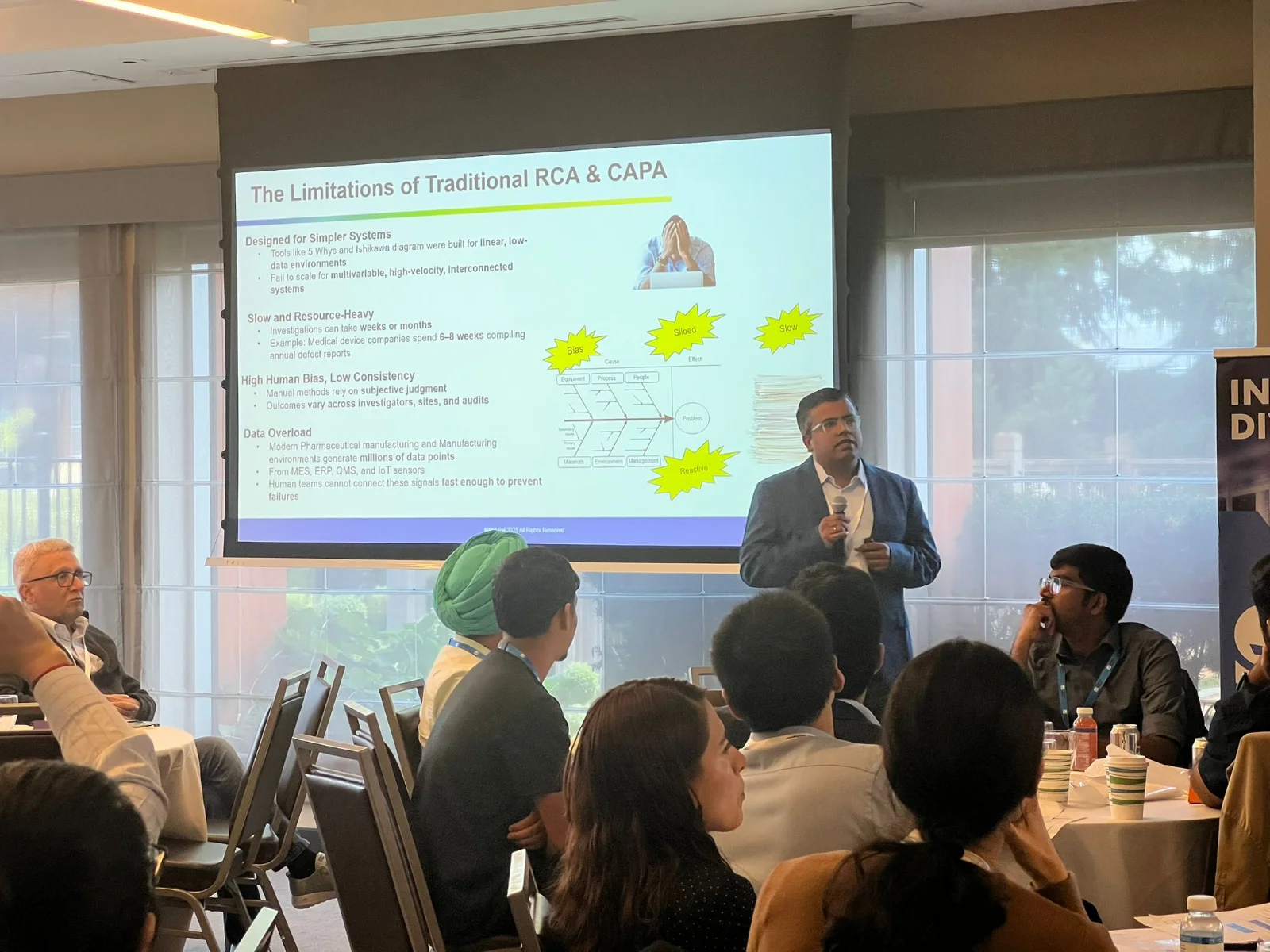 Nikhil Pal presenting a session at the ASQ Toronto Section Annual Conference, 2025
